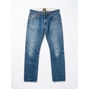 Civilianaire Jeans Men Blue Sz32(Fits 34x31)Slim-Straight Selvage Japan 5-Pocket